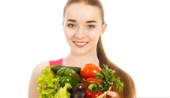 vegetables with a healthy diet to lose weight